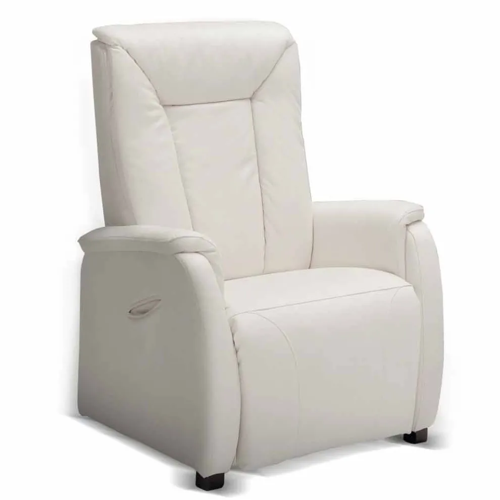 Relaxsessel mit Aufstehhilfe und 2 Motoren, made in Italy Design Rosa