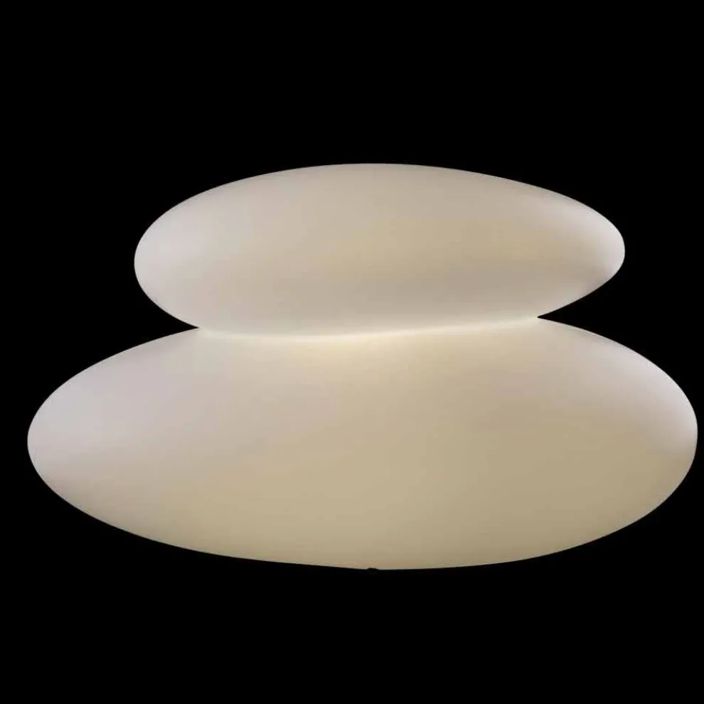 Rock-förmige Außen- oder Innenlampe, modernes farbiges Design - Sassostar