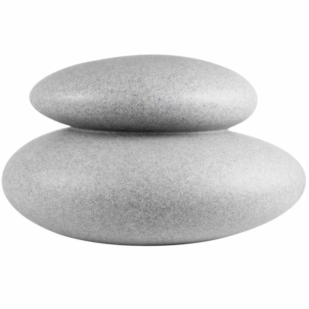 Rock-förmige Außen- oder Innenlampe, modernes farbiges Design - Sassostar