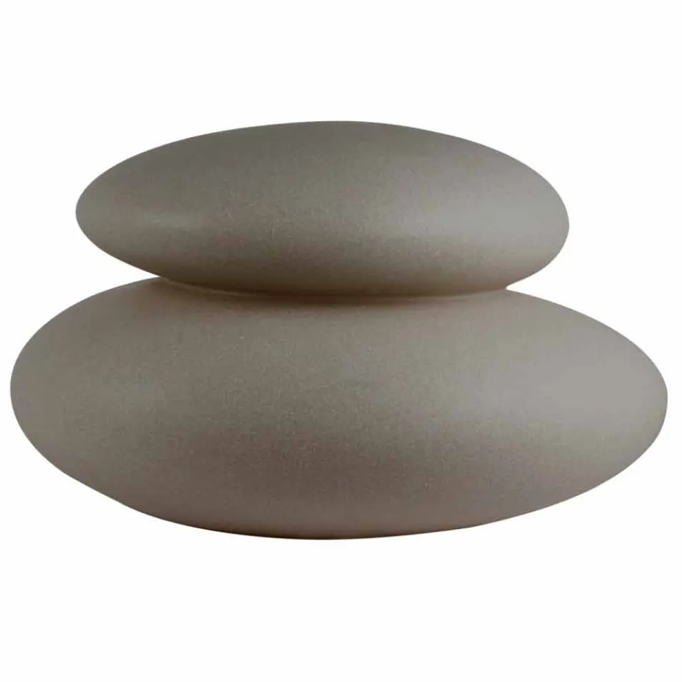 Rock-förmige Außen- oder Innenlampe, modernes farbiges Design - Sassostar