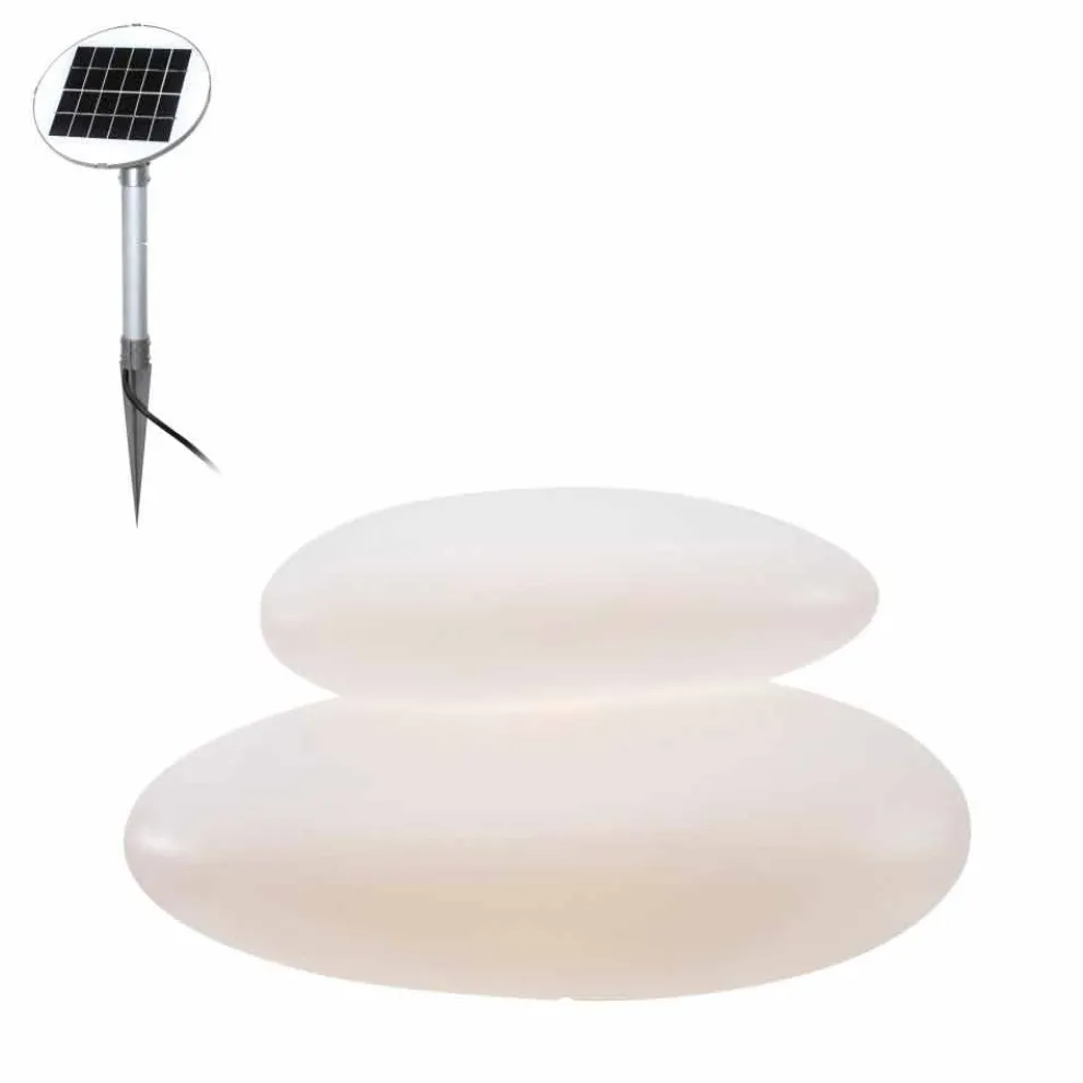 Rock-förmige Außen- oder Innenlampe, modernes farbiges Design - Sassostar