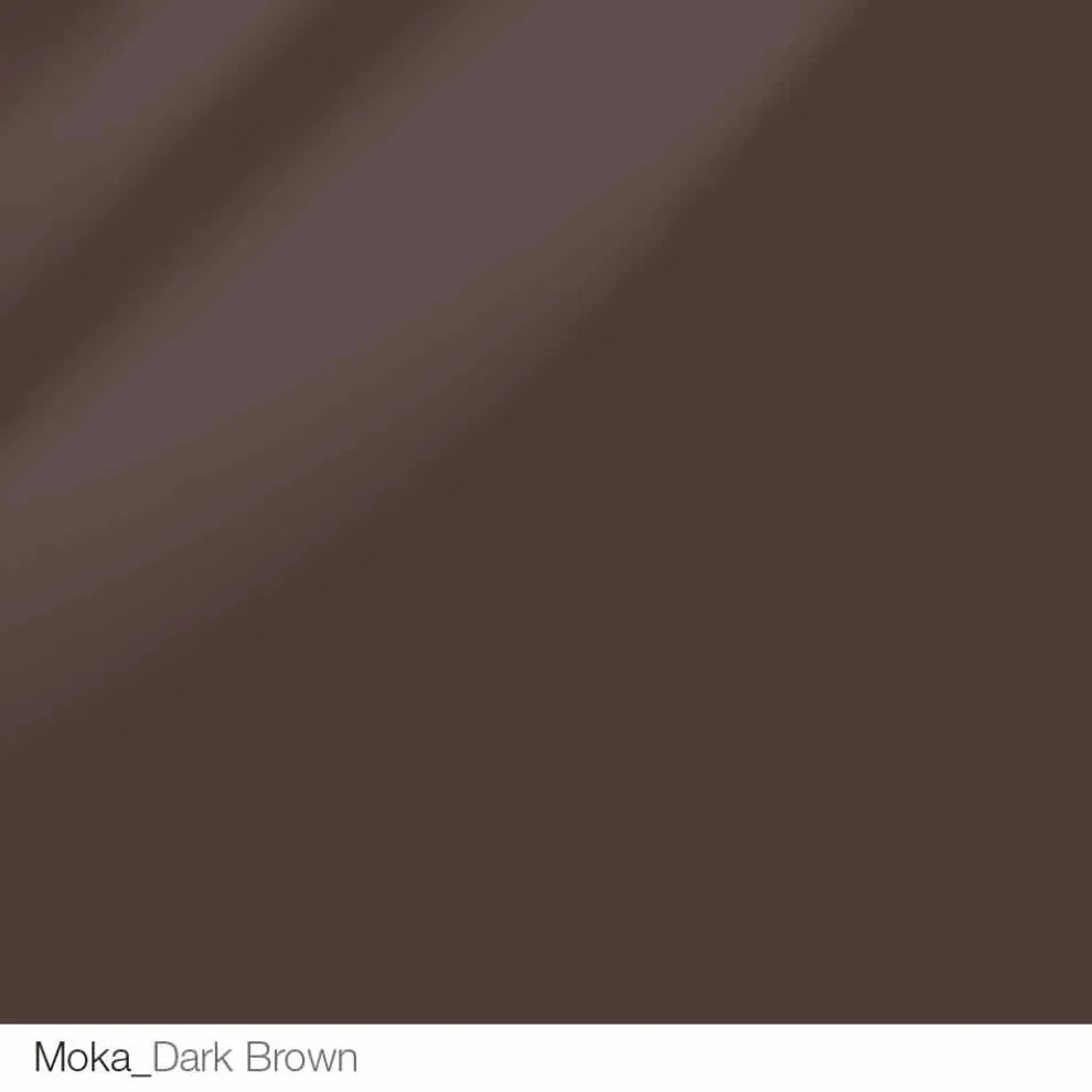 Runder Designtisch D 120 mit Kristallplatte made in Italy Cristal