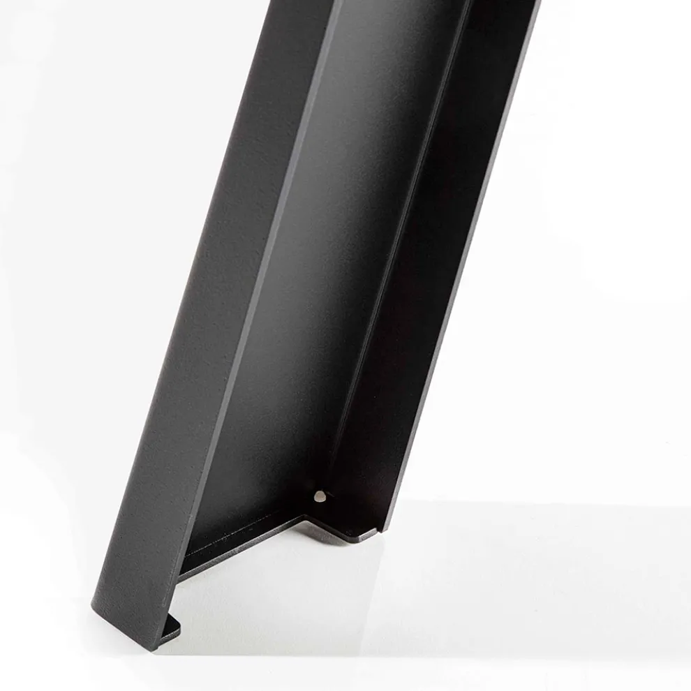 Runder Esstisch ausziehbar Bis zu 370 cm in Holz und Metall - Caimano