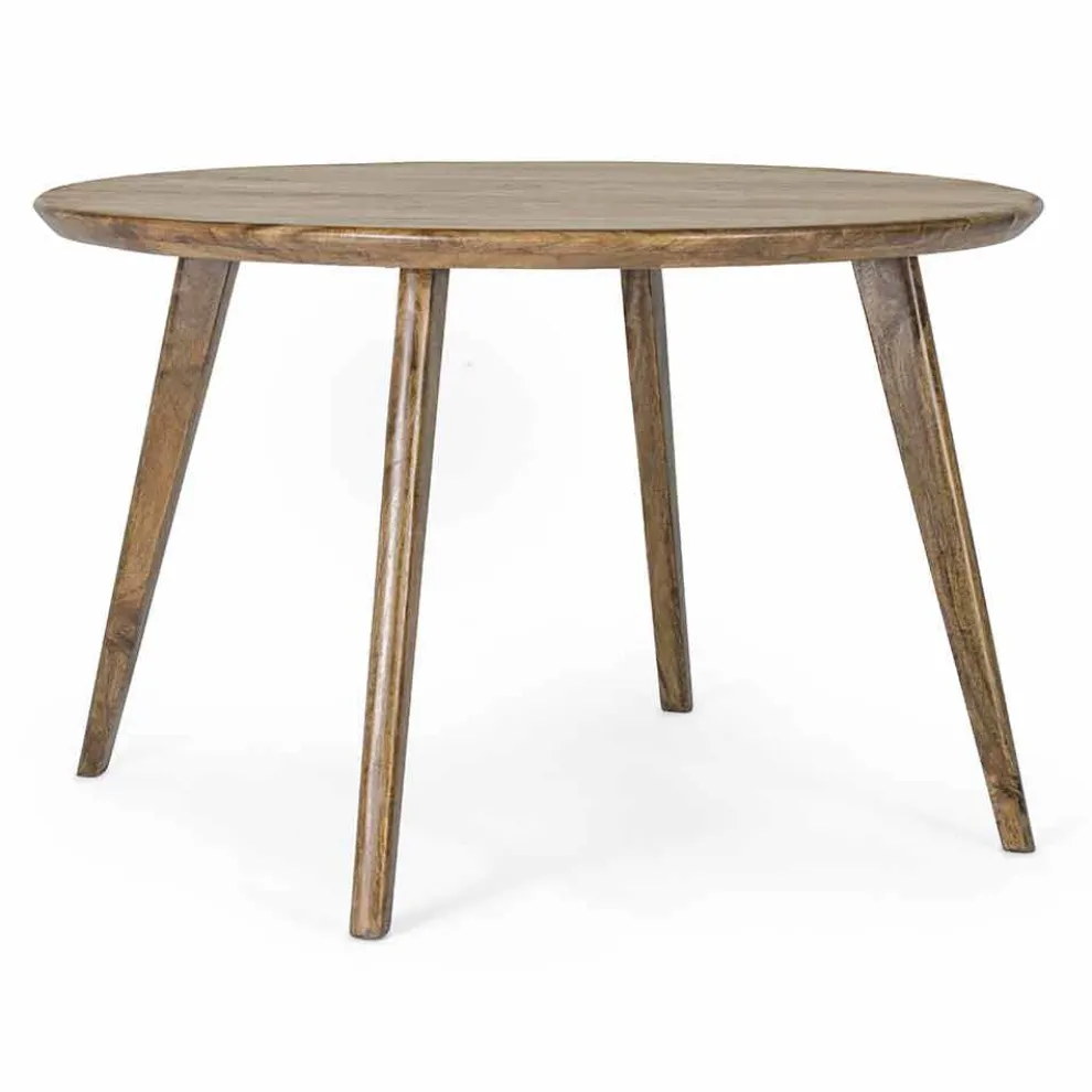 Runder Esstisch Homemotion mit Mango-Holzplatte - Rondolo