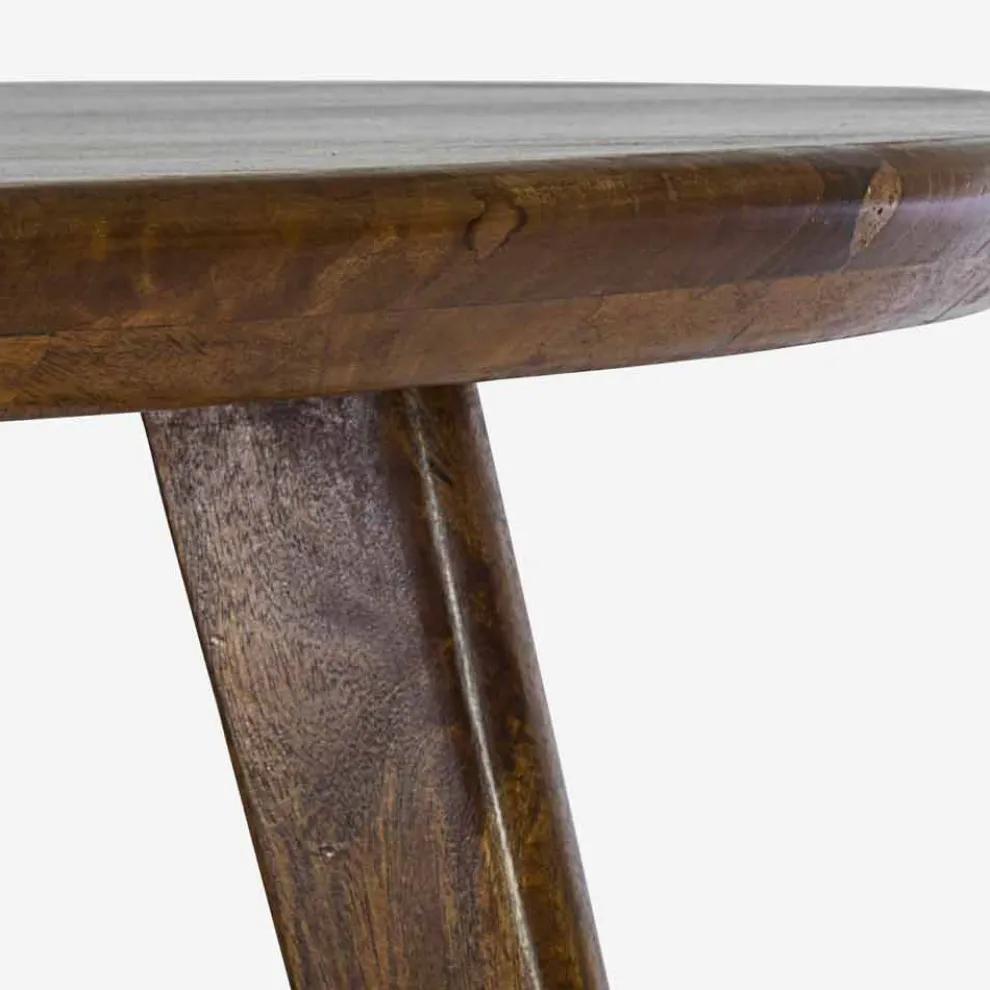 Runder Esstisch Homemotion mit Mango-Holzplatte - Rondolo