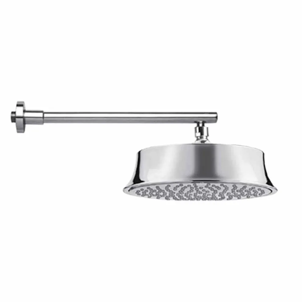 Runder Wandduschkopf aus Messing im klassischen Stil Made in Italy - Betto