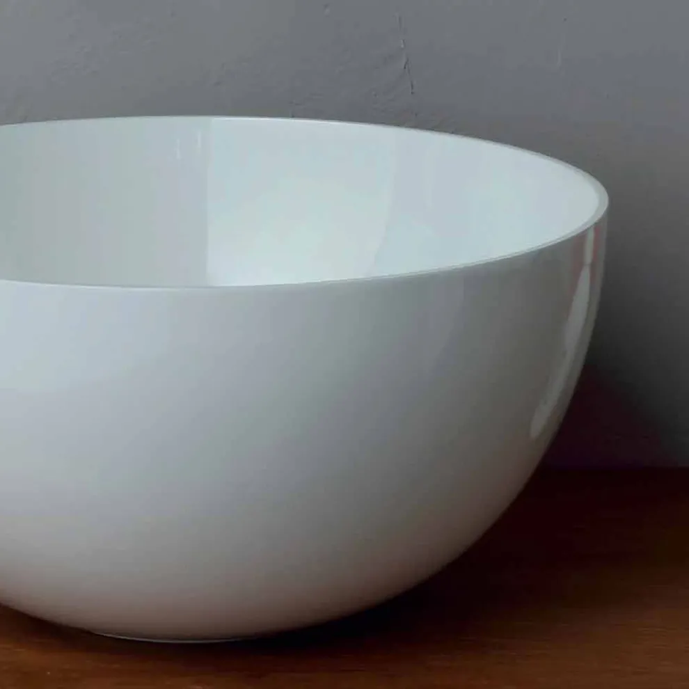 Rundes Aufsatzwaschbecken aus Keramik, modernes Design Star Round 40 cm