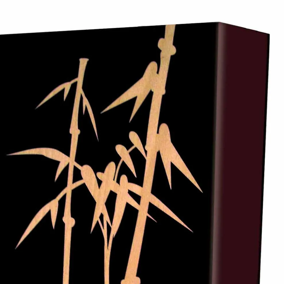 Schirmständer aus dunklem oder weißem Holz mit modernen Designdekorationen - Cannabambu