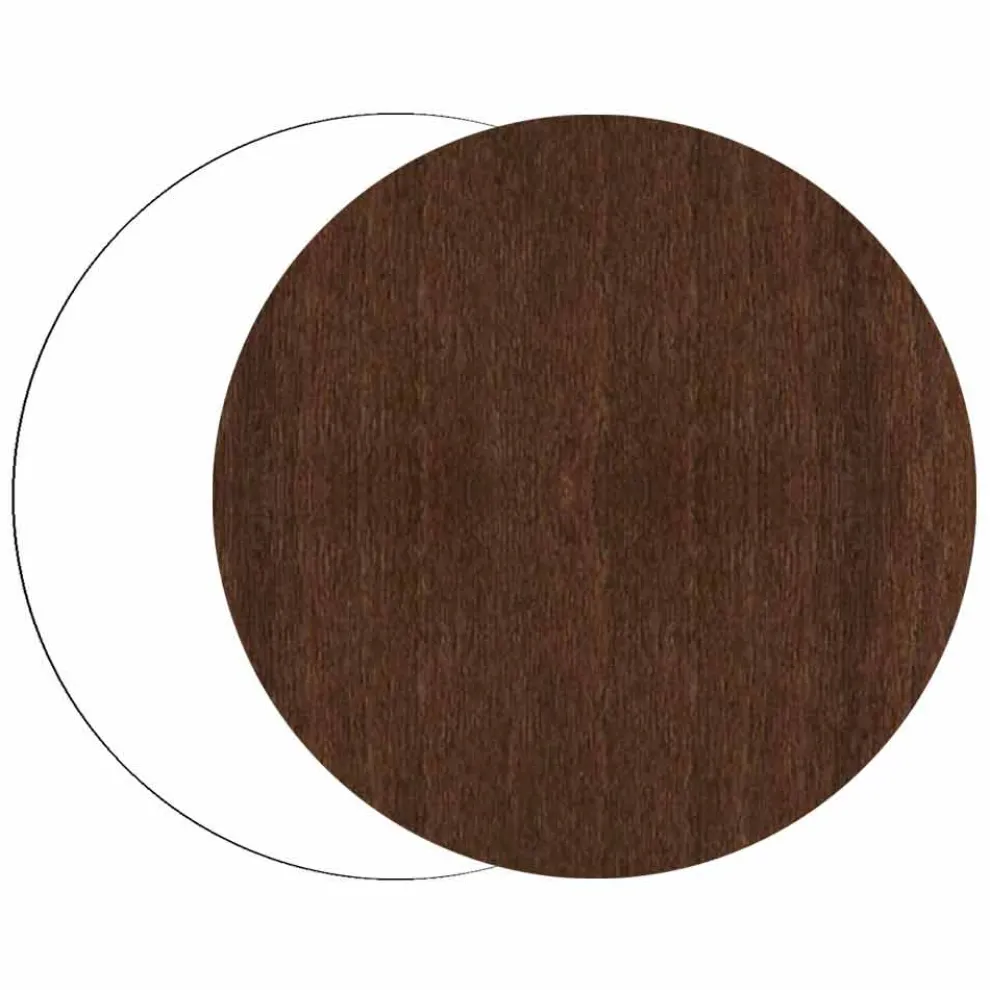 Schirmständer aus dunklem oder weißem Holz mit modernen Designdekorationen - Cannabambu