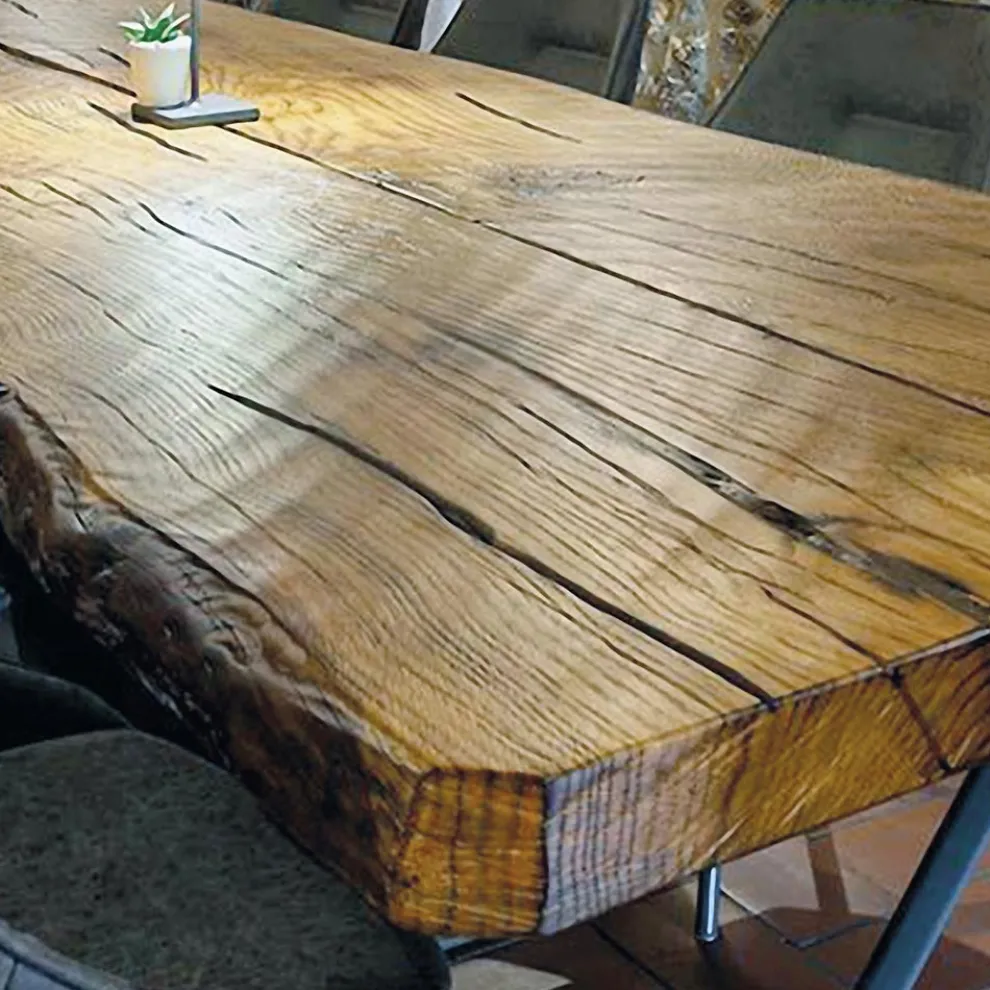 Secular Oak Esstisch und 14 Stühle inklusive Made in Italy - Dite