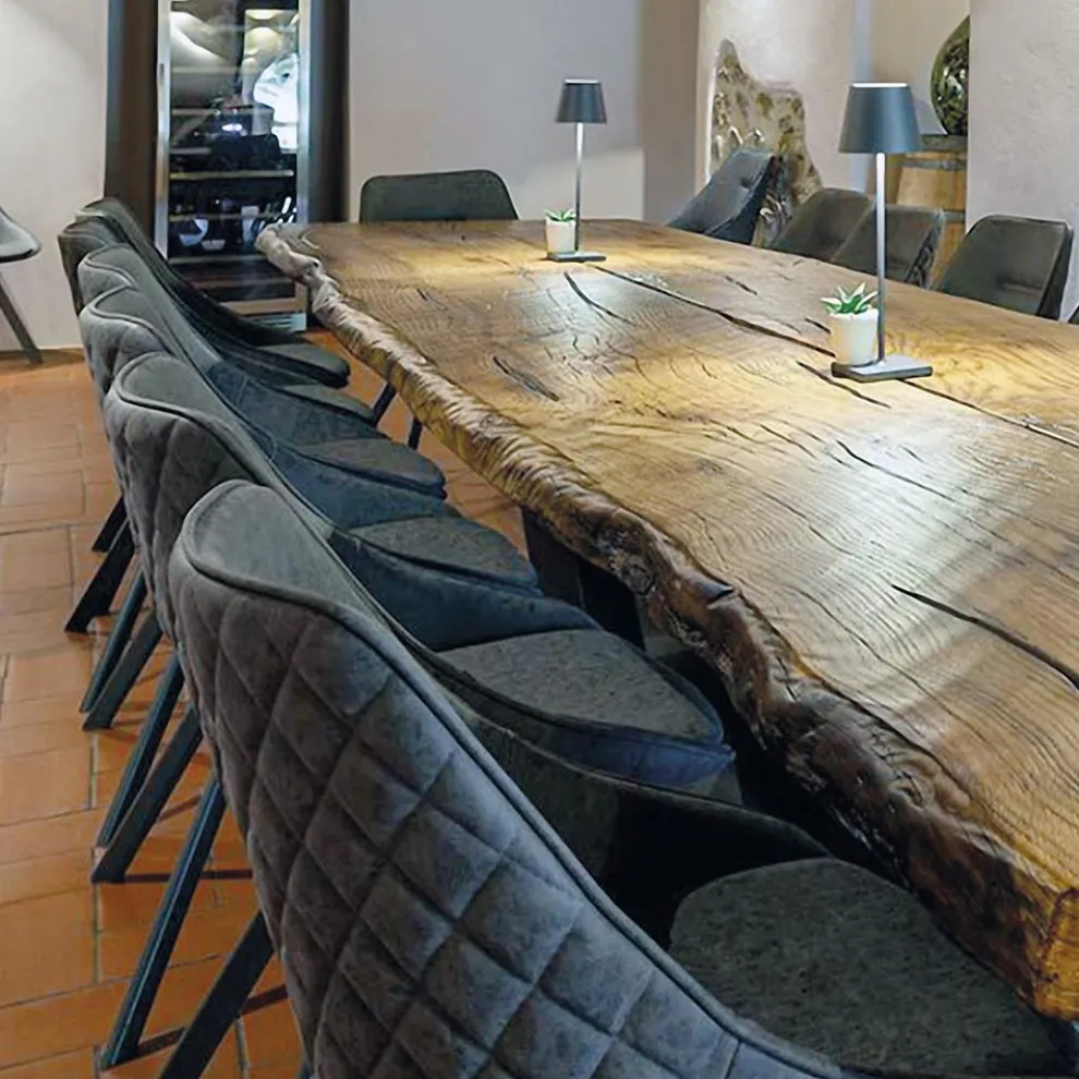 Secular Oak Esstisch und 14 Stühle inklusive Made in Italy - Dite