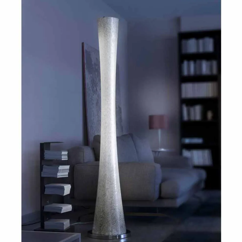 Selene Clessidra Stehlampe aus geblasenem Glas Ø36 H175cm