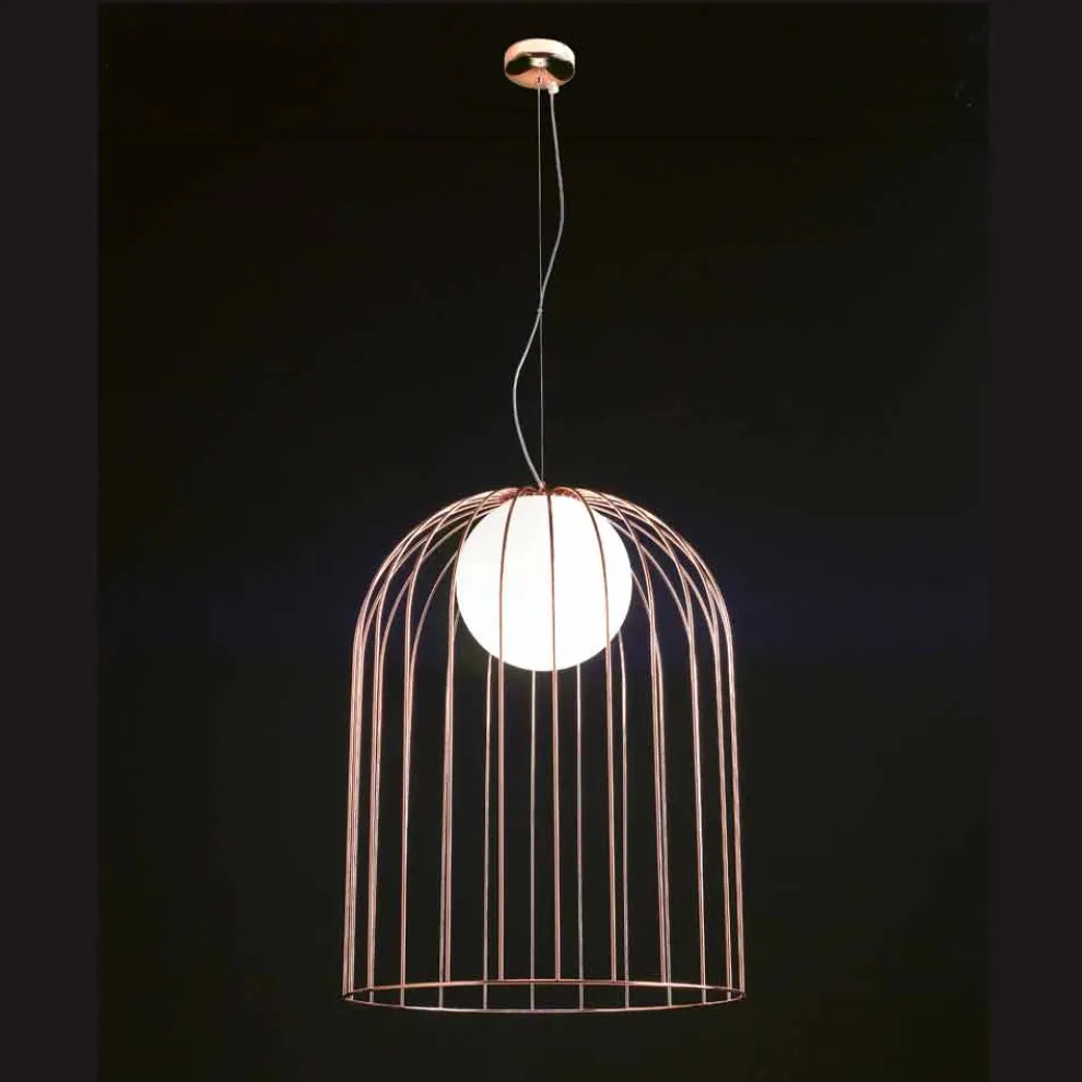 Selene Kluvì Hängelampe aus geblasenem Glas Ø54 H 70/200cm