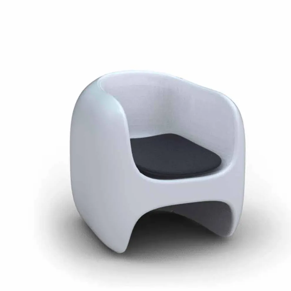 Sessel in modernem Design Apple Made in Italy