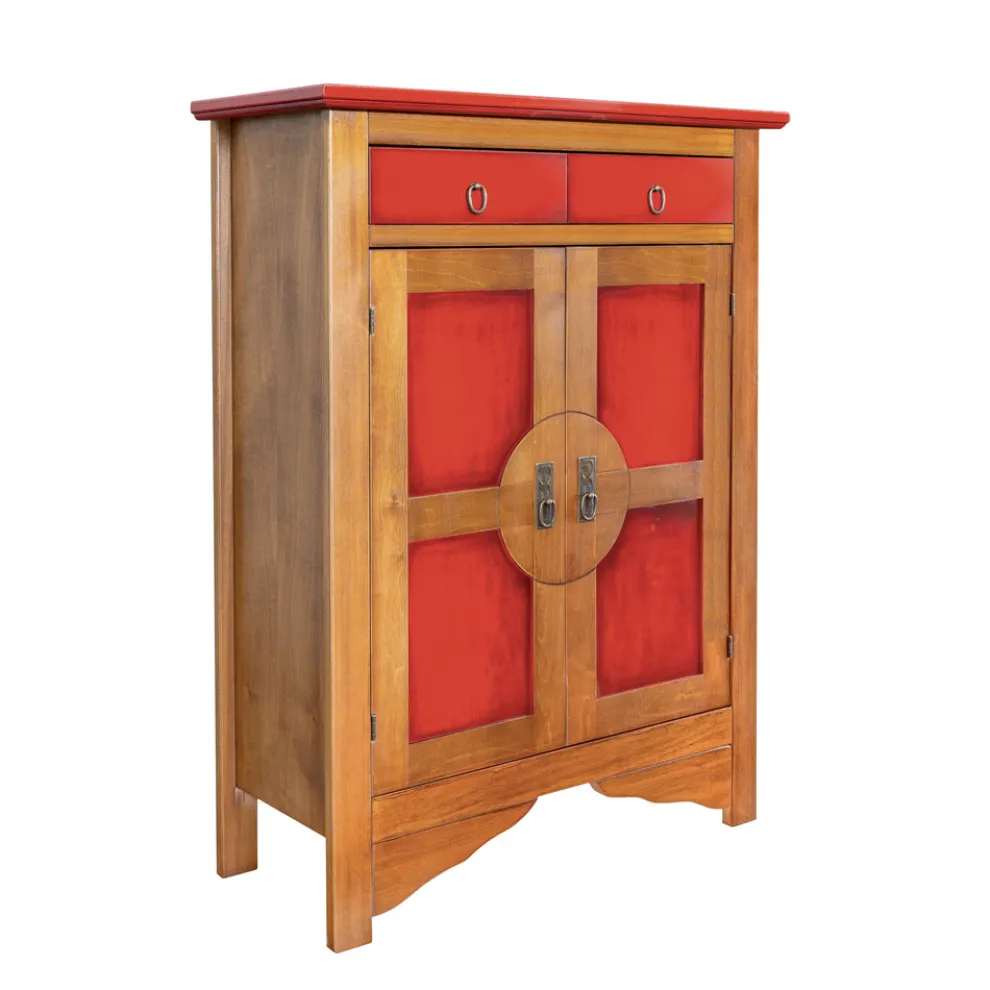 Sideboard mit 2 Türen und 2 Schubladen in verschiedenen Ausführungen, hergestellt in Italien – Hanuman