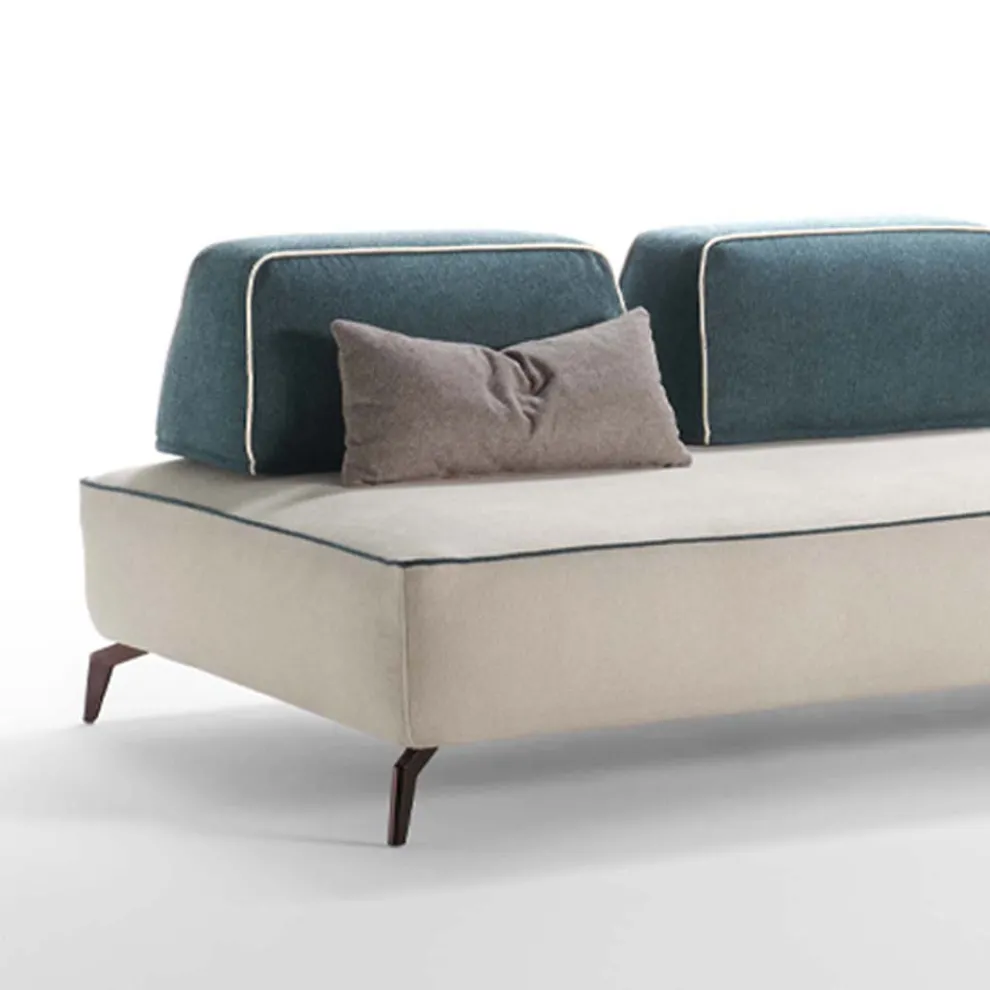 3-Sitzer-Sofa aus abnehmbarem Stoff Made in Italy - Mykonos