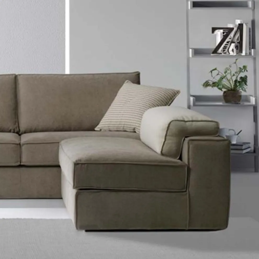 3-Sitzer-Sofa mit umkehrbarem Halbinsel-Sessel Made in Italy - Elsass