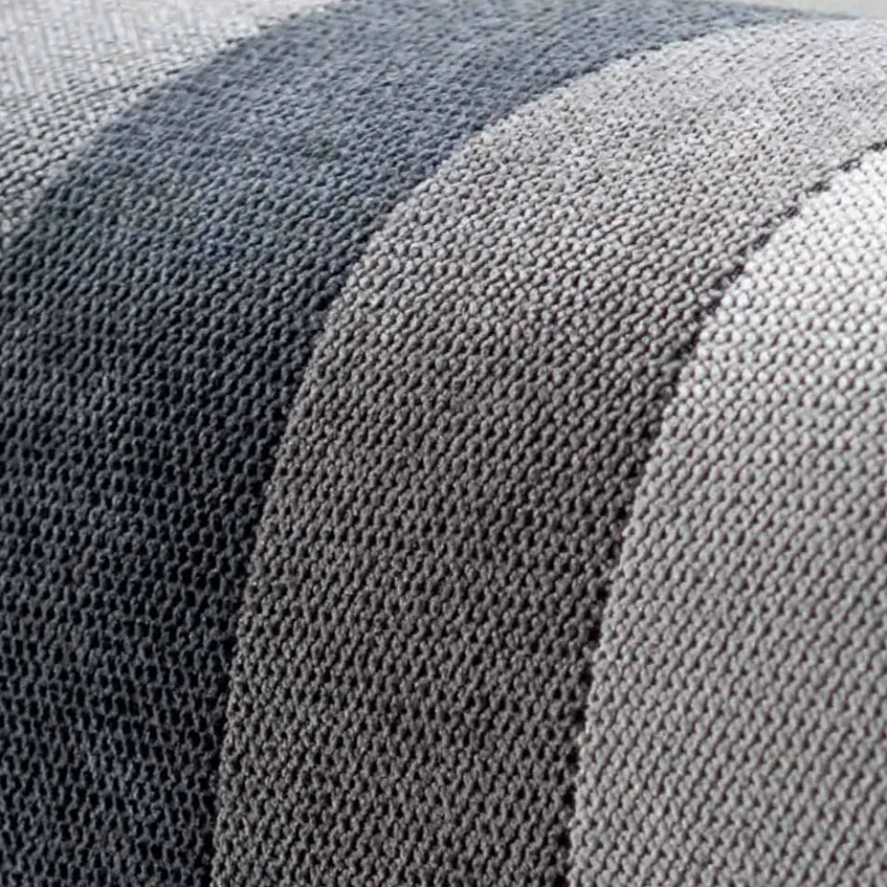 Doppelbett 160x190 mit 2 zweifarbigen vertikalen und parallelen Streifen - Paolo