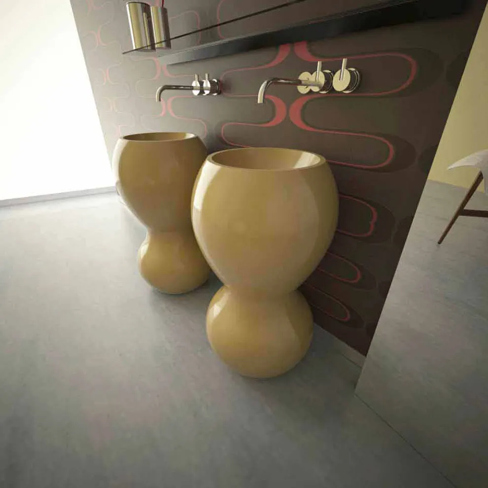 Standwaschbecken in modernem Design Ariel Made in Italy
