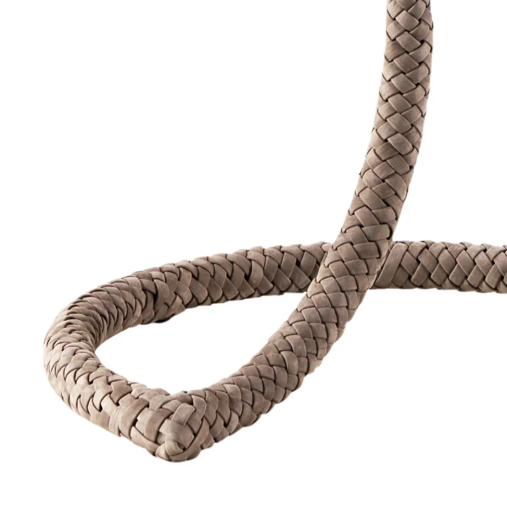 Stehlampe aus Metall und Stoff Grilli Snake made in Italy