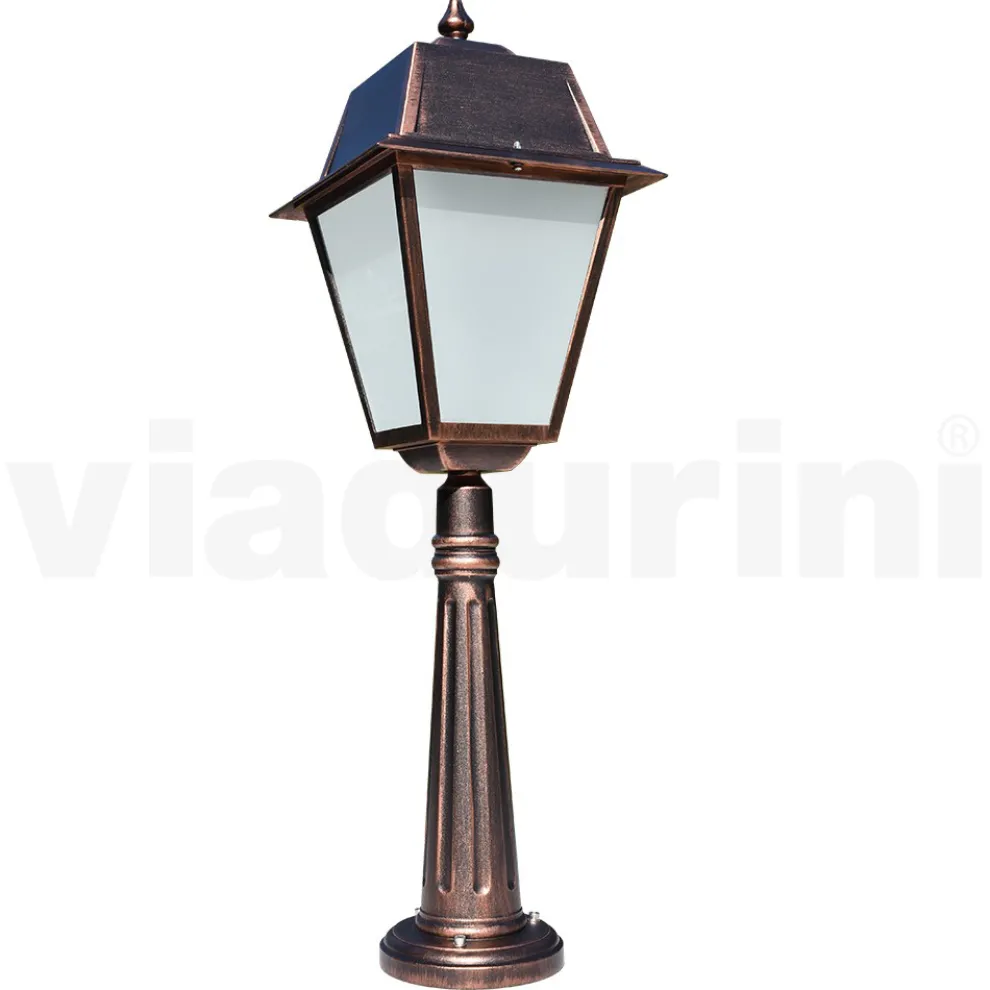 Stehlampe für den Außenbereich aus Vintage-Aluminium, hergestellt in Italien – Doroty