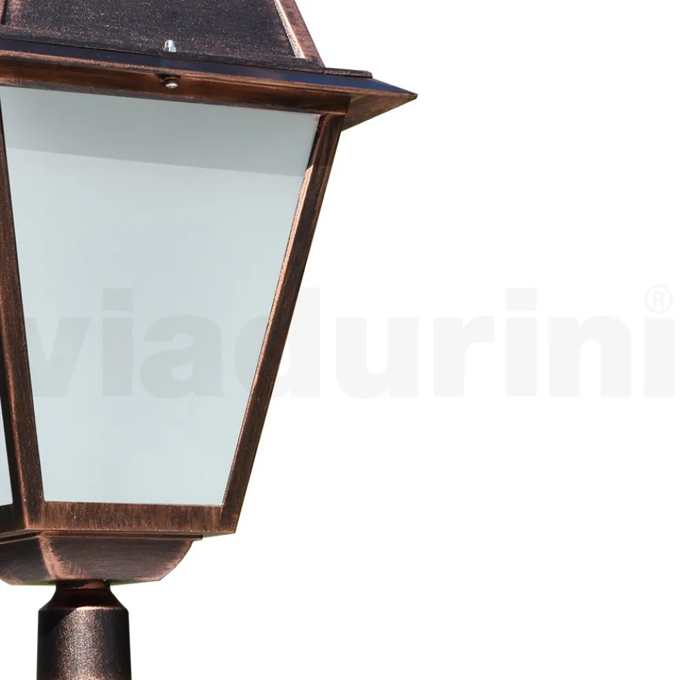 Stehlampe für den Außenbereich aus Vintage-Aluminium, hergestellt in Italien – Doroty