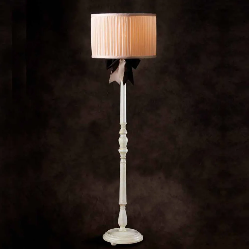 Stehlampe Vintage aus Seide Chanel