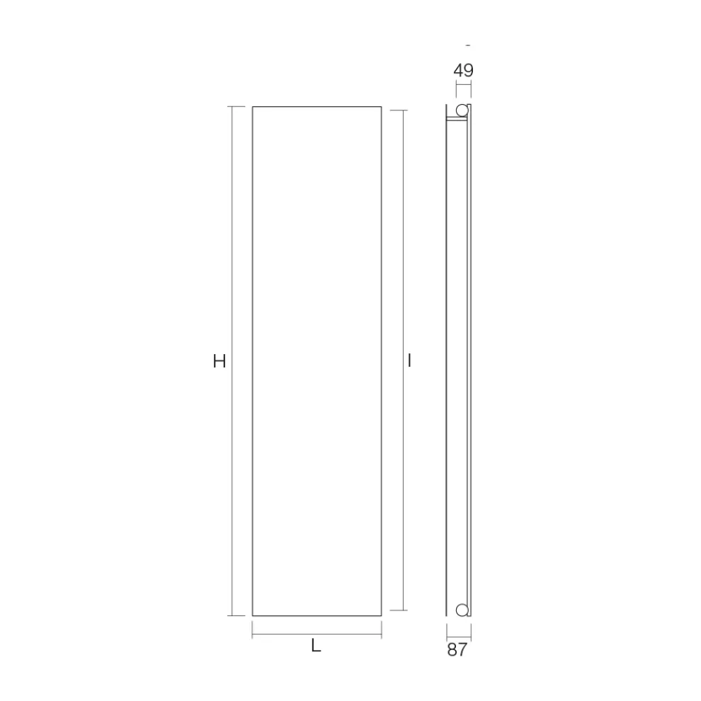 Strahlungsplatte aus Kohlenstoffstahl mit Hydrauliksystem, hergestellt in Italien – Bigne