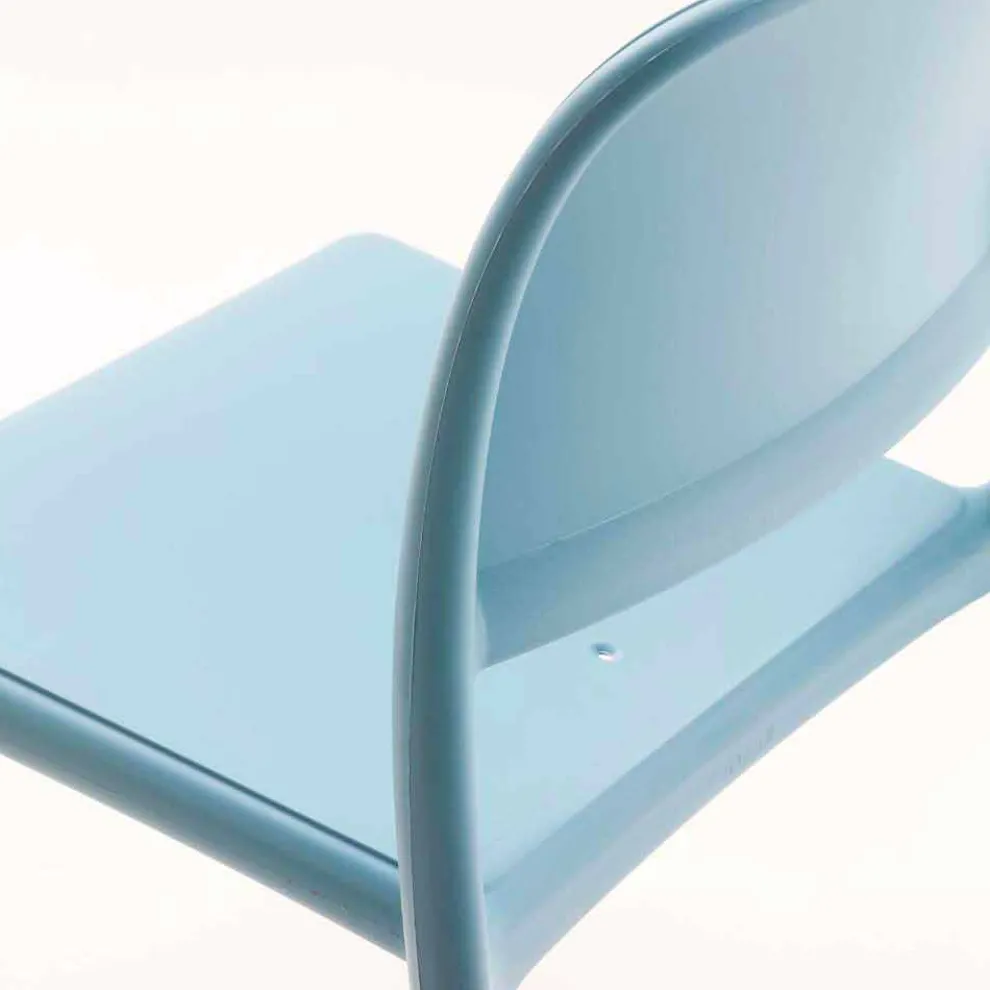 Stuhl aus Harz und Glasfaser in modernem Design Ravenna