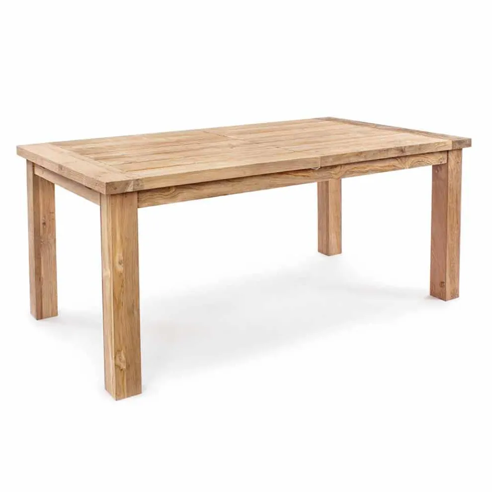 Homemotion - Hunter Teak Wood ausziehbarer Gartentisch Bis zu 250 cm