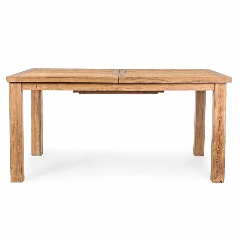 Homemotion - Hunter Teak Wood ausziehbarer Gartentisch Bis zu 250 cm