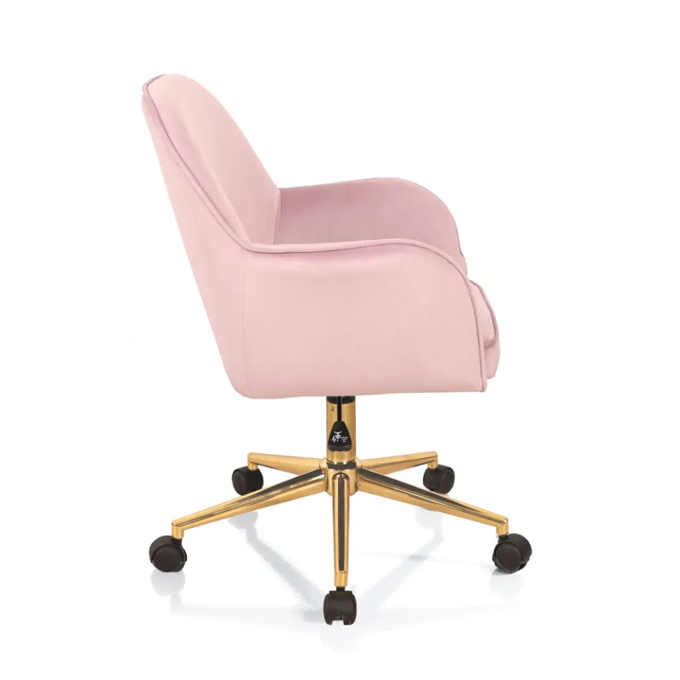 Bürostuhl mit Metallgestell und Stoffsitz – Anguilla