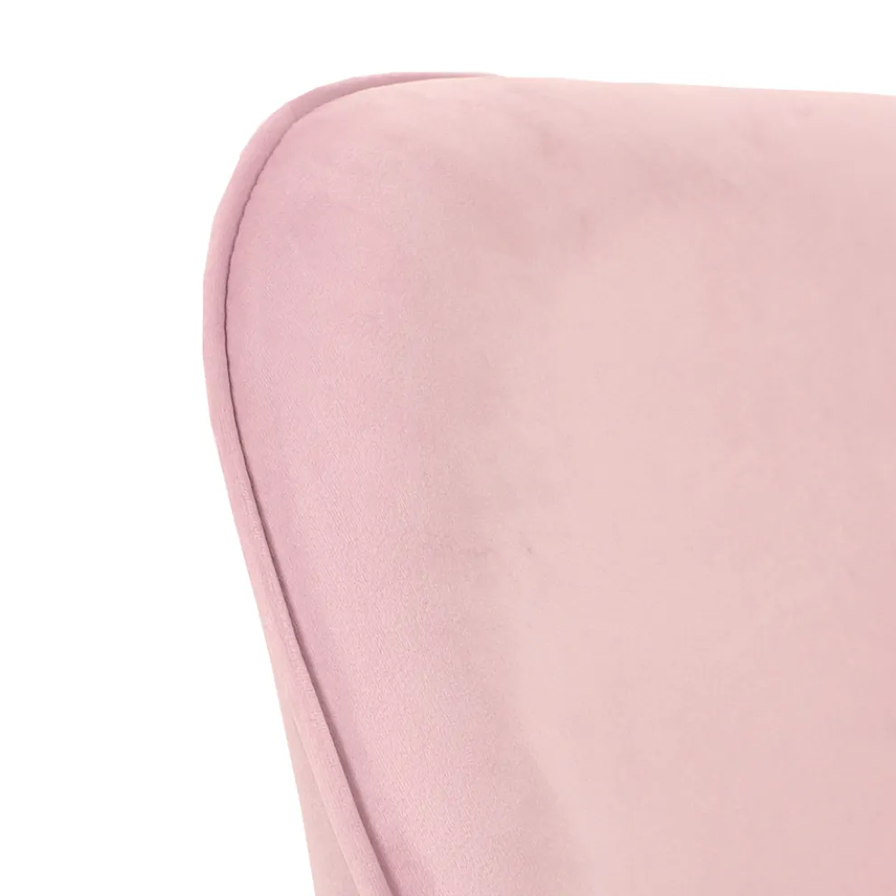 Bürostuhl mit Metallgestell und Stoffsitz – Anguilla