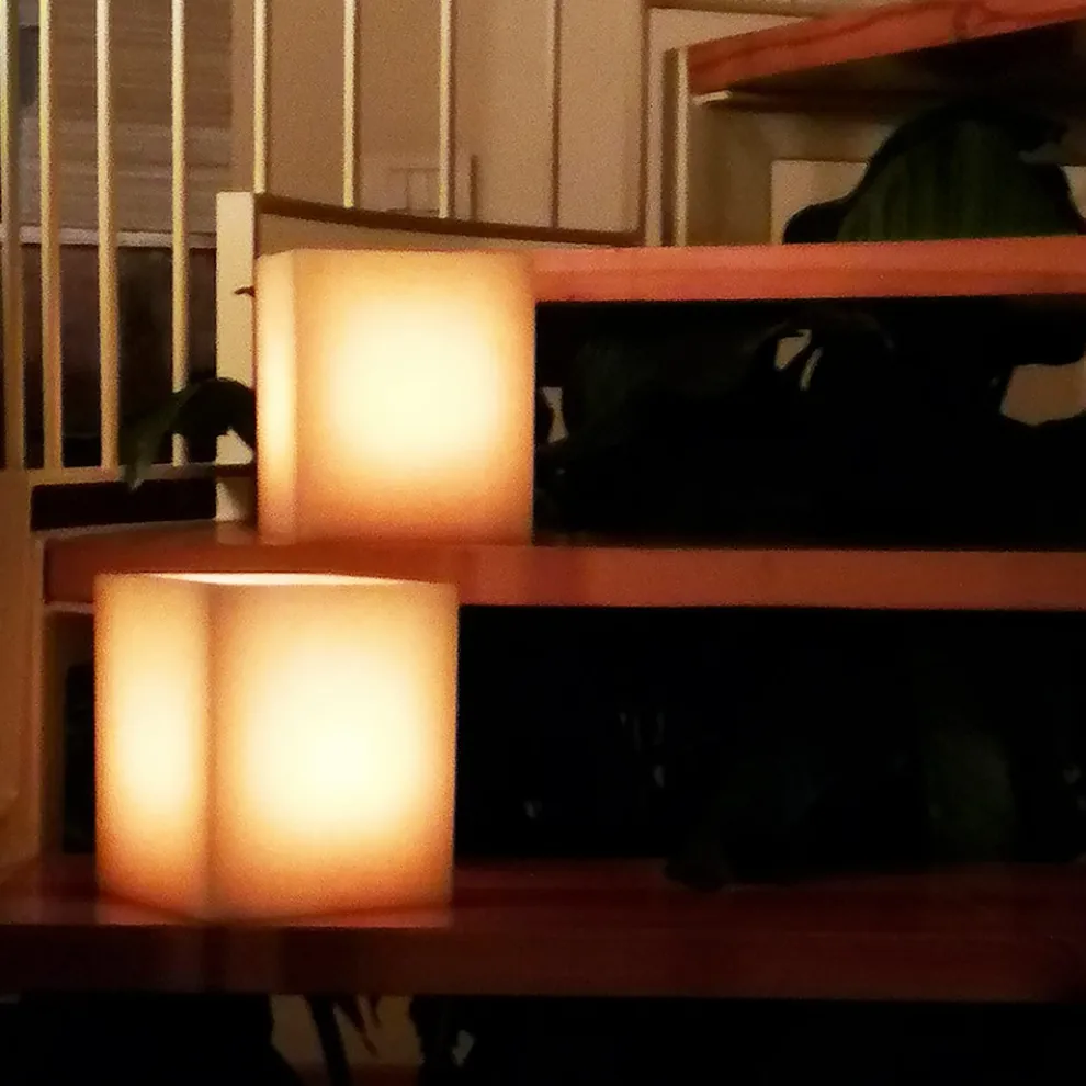 Duftende Wachslaterne kratzte mit Kerze Made in Italy - Famme