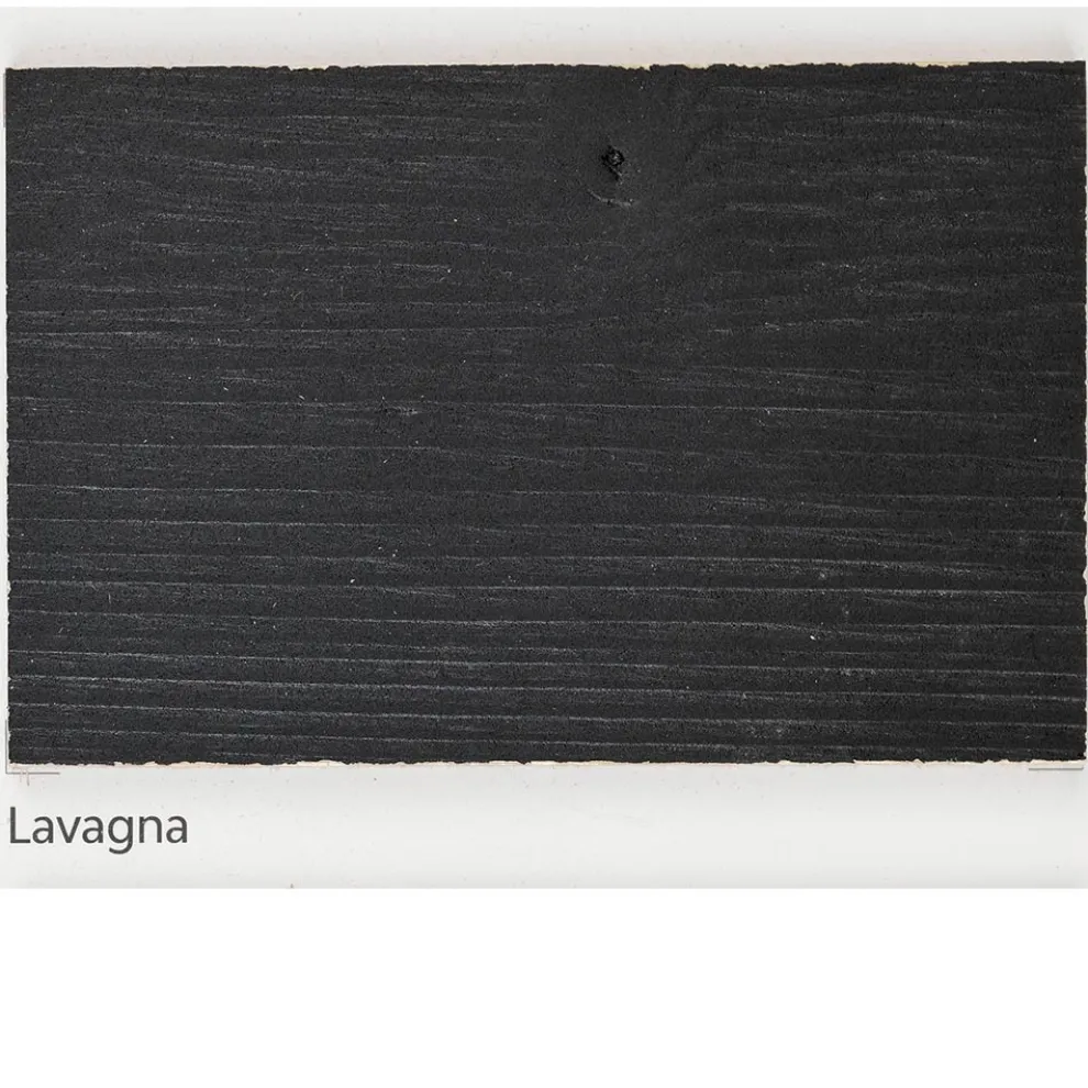 Tisch mit plattierter Platte aus massiver Eiche und Basis aus Kristall Made in Italy - Noelia