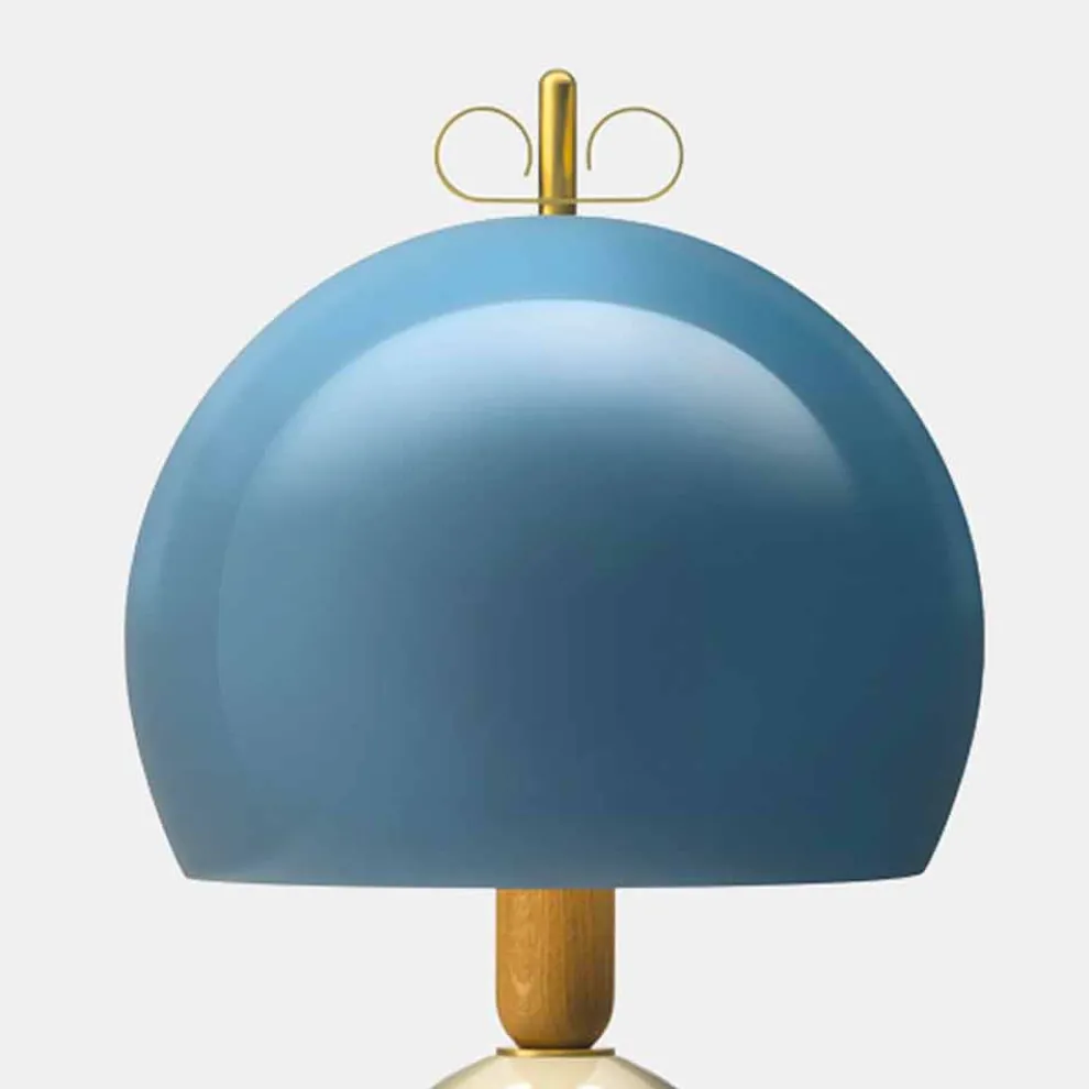 Tischlampe aus Aluminium und Messing 3 Luxusausführungen - Bonton von Il Fanale