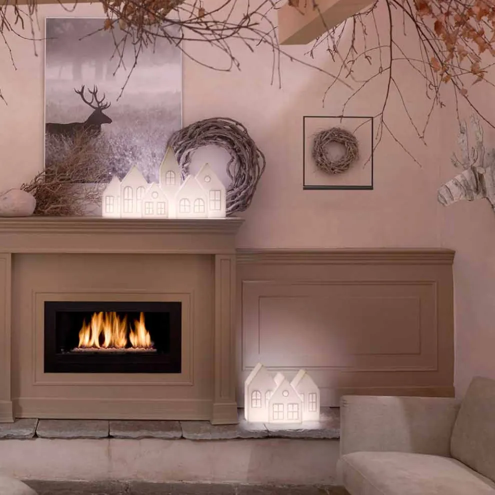 Tischlampe Casette Led weiß oder rot Design Slide Made in Italy - Kolme