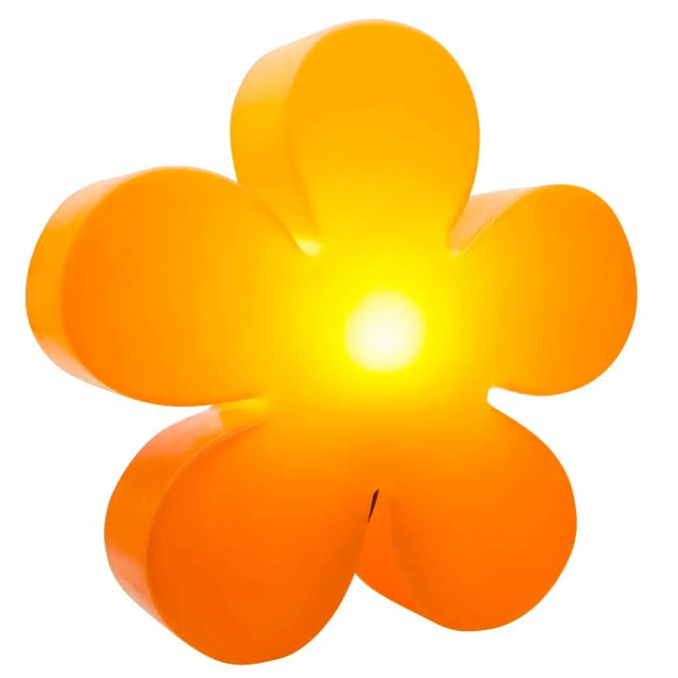 Tischlampe für Innen- oder Außenbereich Modernes Design Farbige Blume - Fiorestar