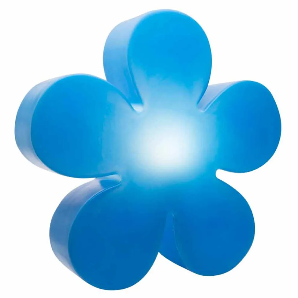 Tischlampe für Innen- oder Außenbereich Modernes Design Farbige Blume - Fiorestar