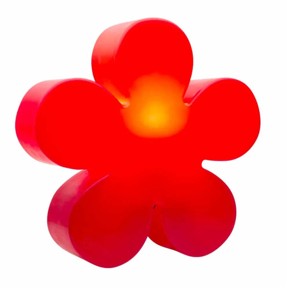 Tischlampe für Innen- oder Außenbereich Modernes Design Farbige Blume - Fiorestar