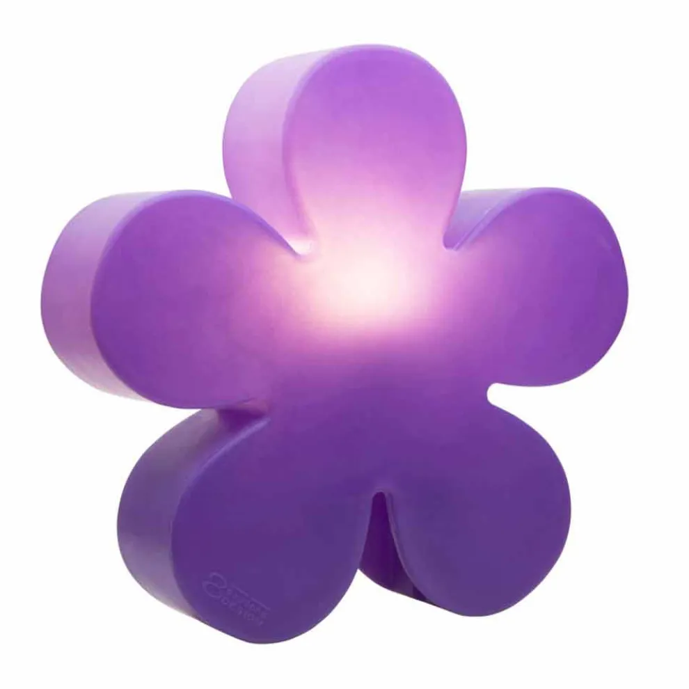 Tischlampe für Innen- oder Außenbereich Modernes Design Farbige Blume - Fiorestar