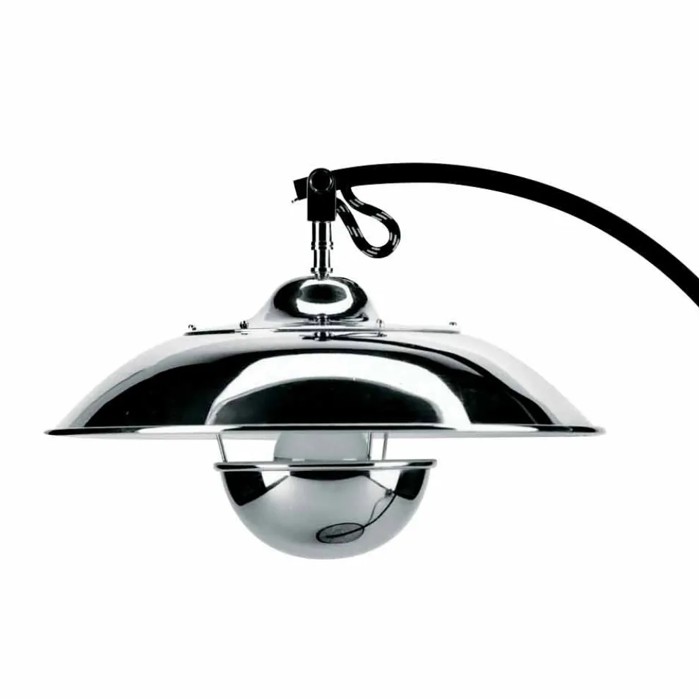 Tischlampe mit Struktur aus Eiche und Metall Made in Italy - Lumetto
