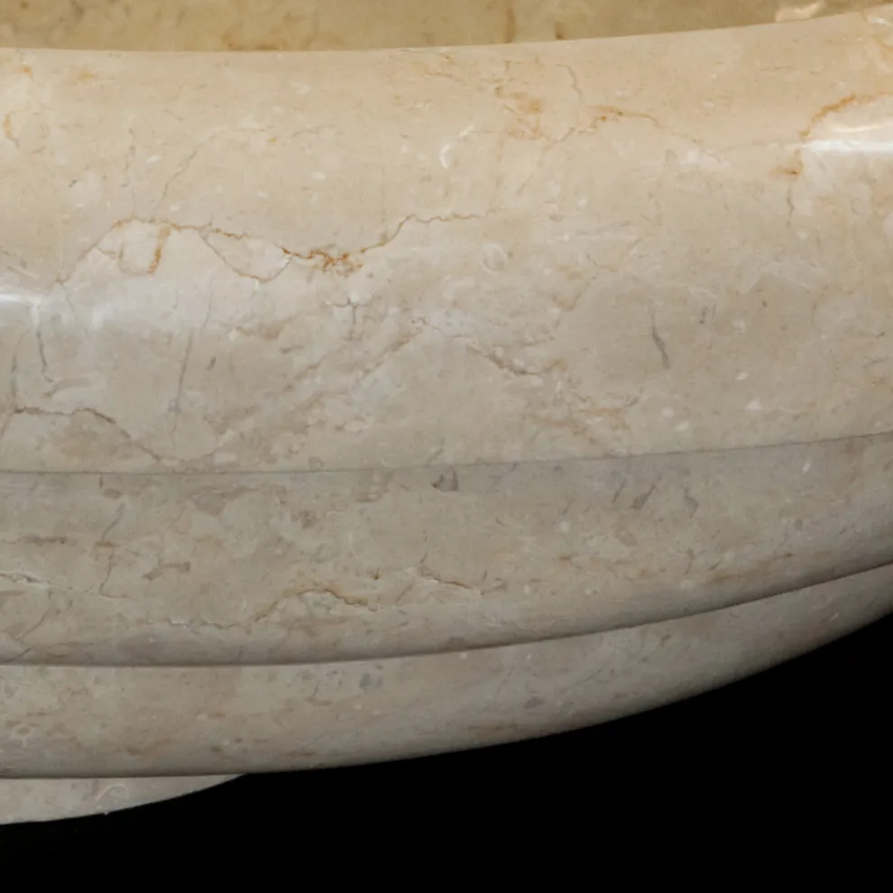 Tito-Design-Aufsatzwaschbecken aus Marmor, Einzelstück