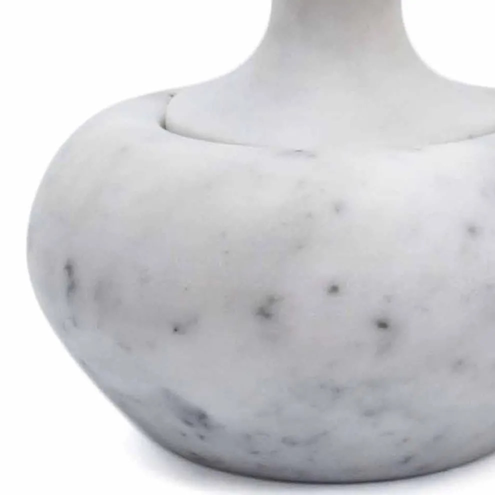 Nussknacker-Stößel aus Carrara-Weißem Marmor Hergestellt in Italien - Cullio