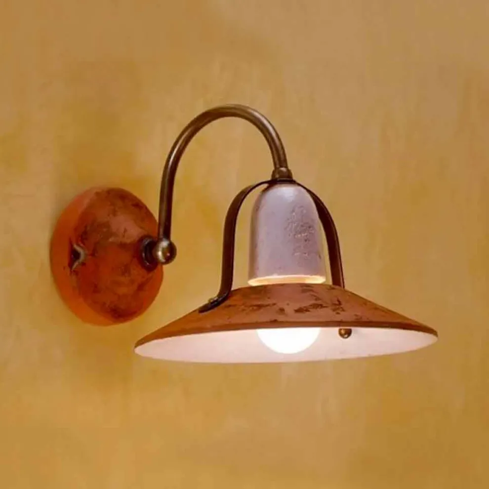 Toscot Asiago Wandlampe mit Arm Made in Toskana
