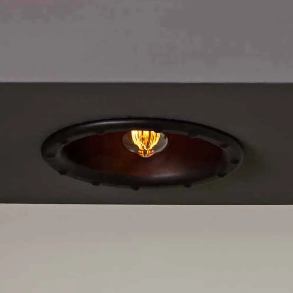 Toscot Battersea Einbaustrahler groß Ø22,5 cm Made in Toskana