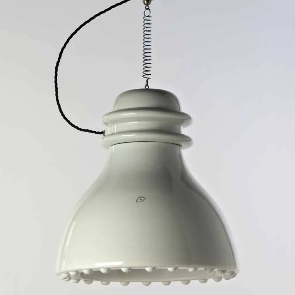 Toscot Battersea Pendelleuchte Glockenform aus Keramik