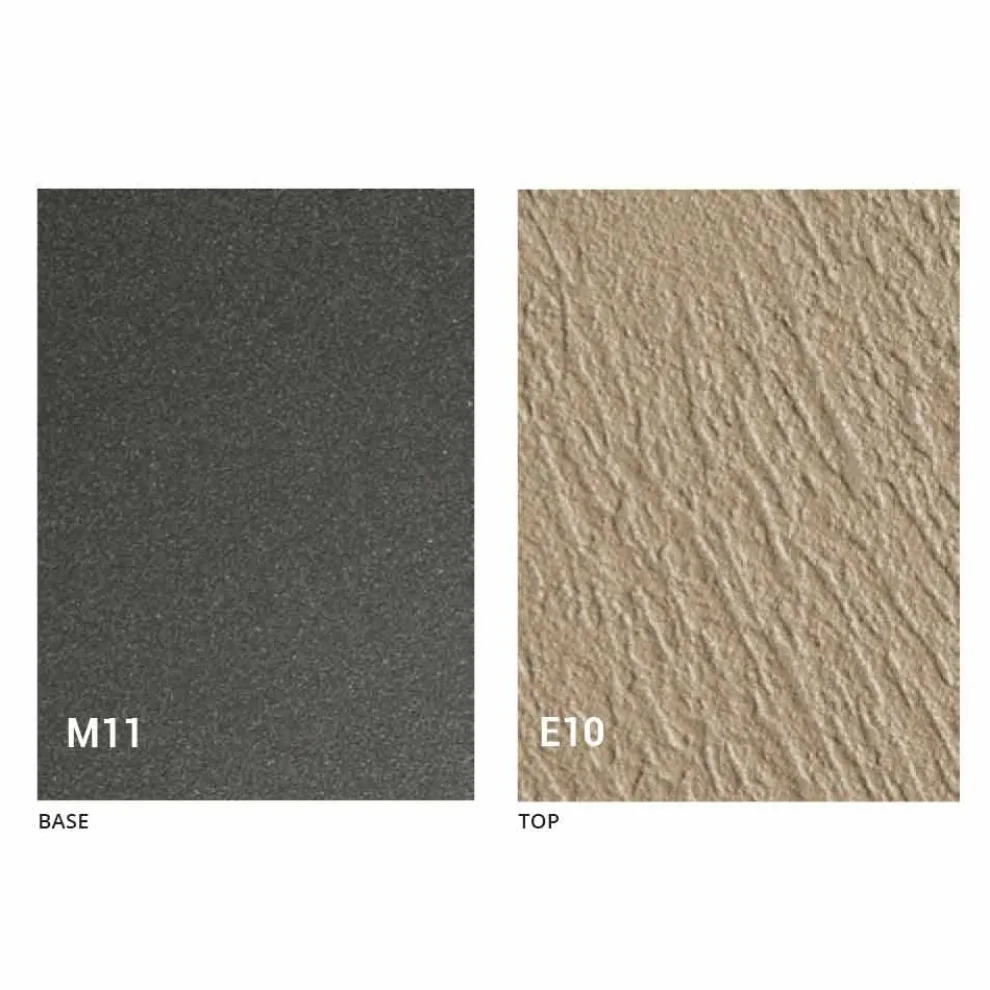 Transformator Couchtisch mit Mörtel-Effekt-Platte Made in Italy - Romantisch