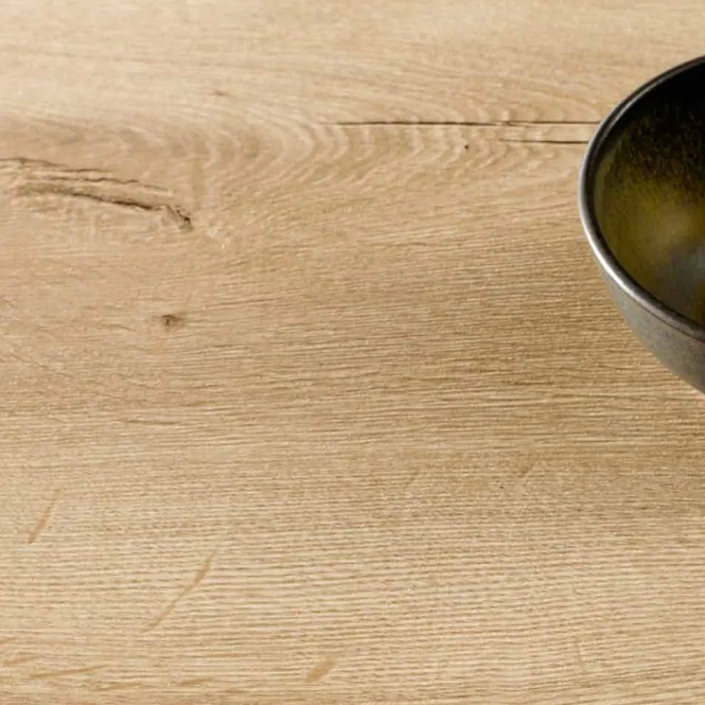 Transformator Tisch aus Holz und Stahl Made in Italy - Demetro