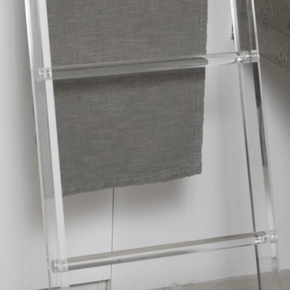 Transparente Acryl-Kristall-Badetuchhalter-Leiter - Smart
